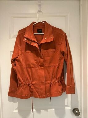 Liverpool Los Angels Utility Jacket in Copper-Orange Size Medium Like New Condit